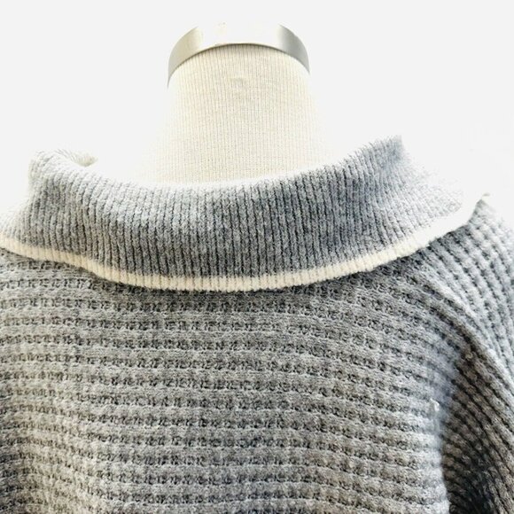 NWT SO GOODS FOR LIFE Junior Long Sleeve V-Neck Pullover Collar Gray Sweater XXL - Picture 7 of 12